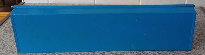 Vintage GoodHope Ware Blue Metal Kitchen Shelf