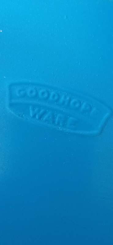 Vintage GoodHope Ware Blue Metal Kitchen Shelf