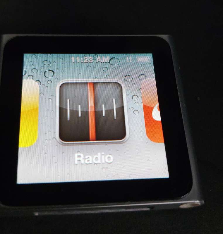 iPod Nano 16 GB gen 6 with sony boombox .