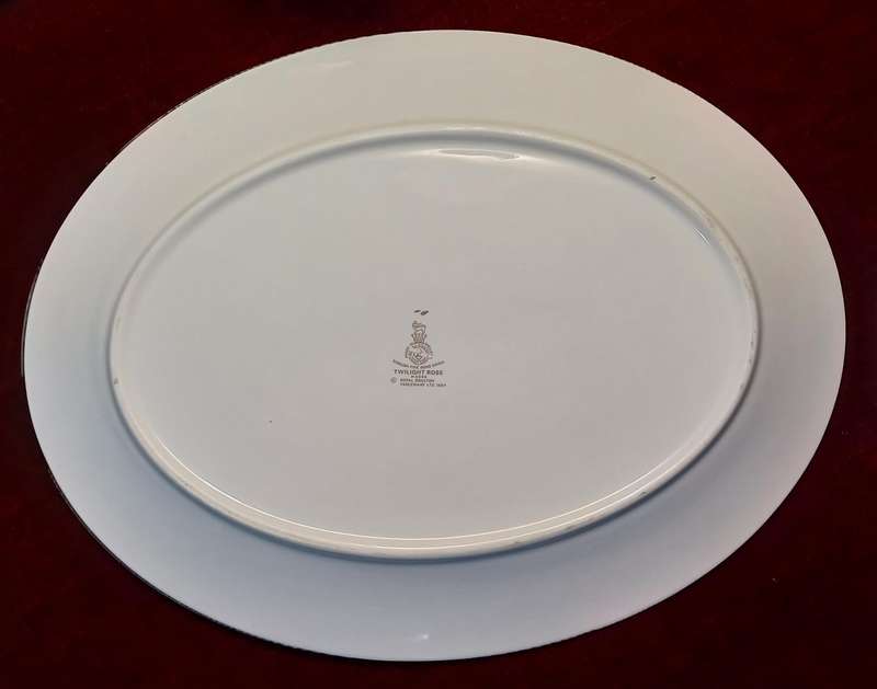 Royal Doulton Twilight Rose  | Oval Serving Platter |