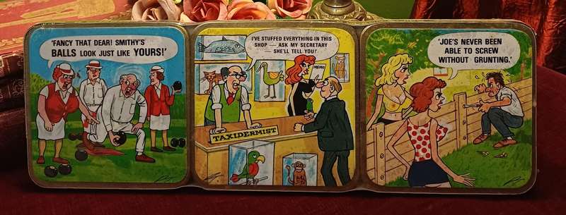 Vintage Set of 6 Naughty Coasters  Sealed in Original Packaging | Art Publishers