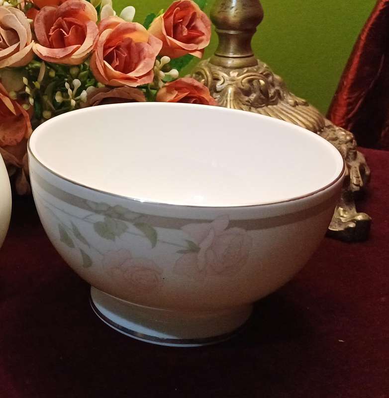 Vintage 1984 Royal Doulton "Twilight Rose" Milk Pourer & Sugar Bowl  Elegant Tea-Time Charm