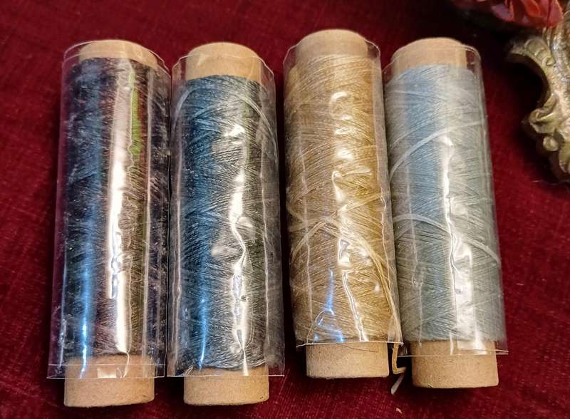 Waxed thread for leatherwork