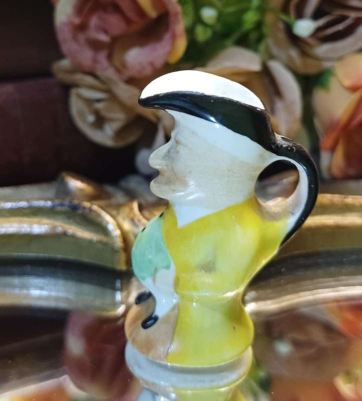 Vintage Denton Bone China Toby Pitcher  Miniature