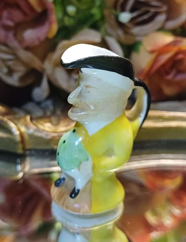 Vintage Denton Bone China Toby Pitcher  Miniature