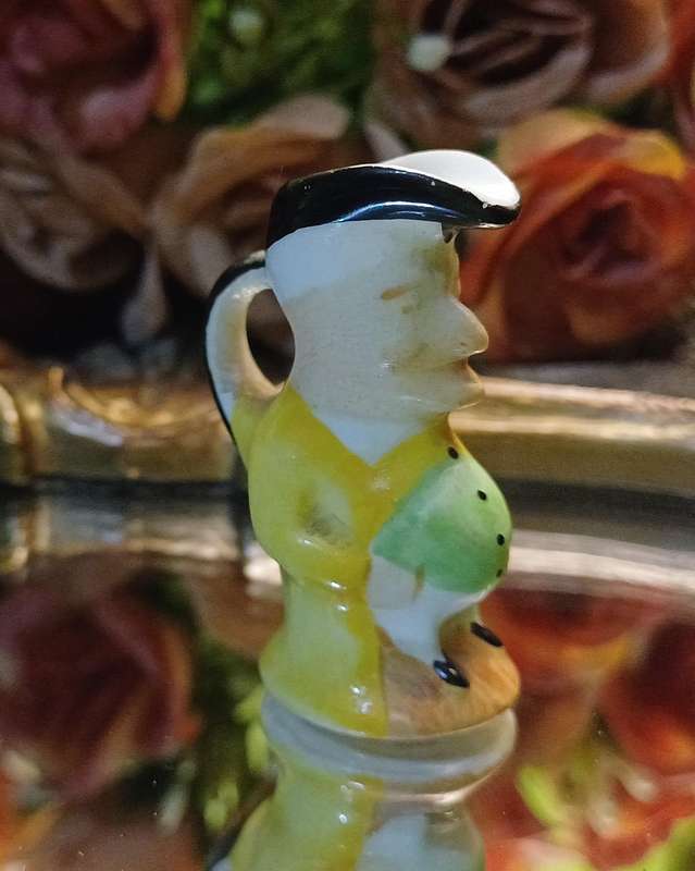 Vintage Denton Bone China Toby Pitcher  Miniature
