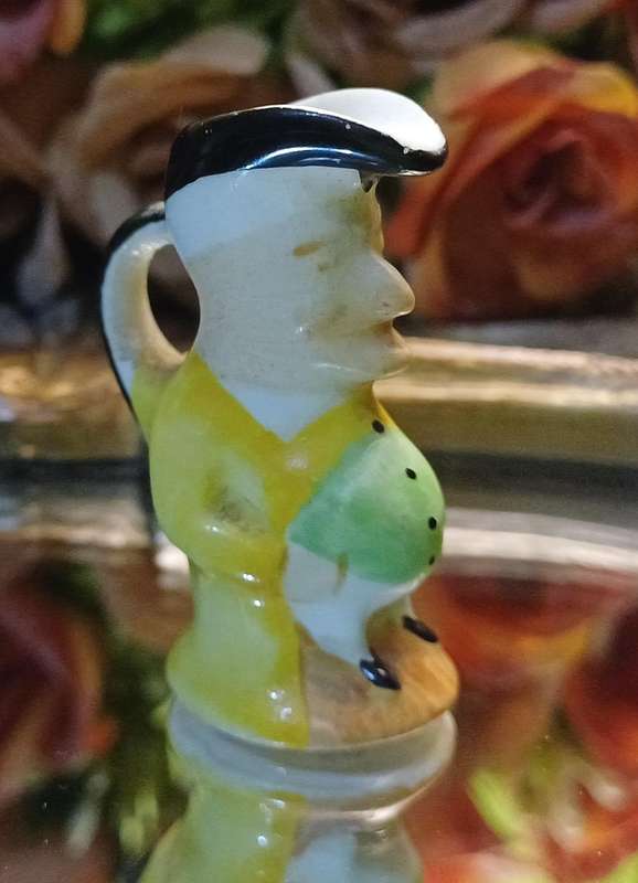 Vintage Denton Bone China Toby Pitcher  Miniature