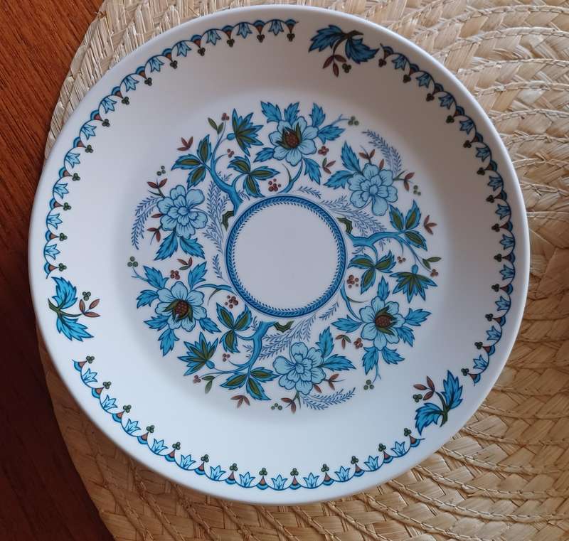 Set of 2 Noritake Progression Blue Moon 9022 Side Plates  Japan