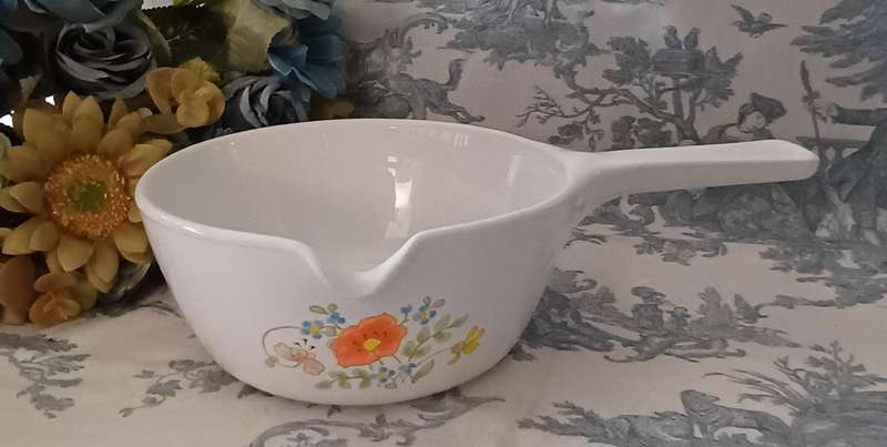 Corning Ware Wildflower Poppy Sauce Pan