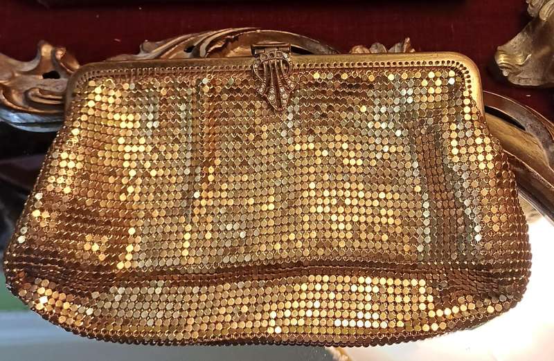Vintage Gold Evening Bag | 1940's |