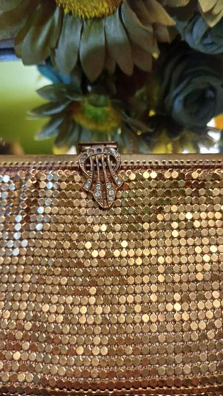 Vintage Gold Evening Bag | 1940's |