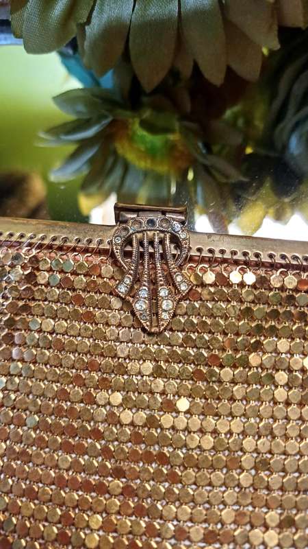 Vintage Gold Evening Bag | 1940's |