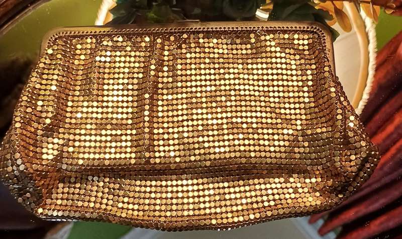 Vintage Gold Evening Bag | 1940's |