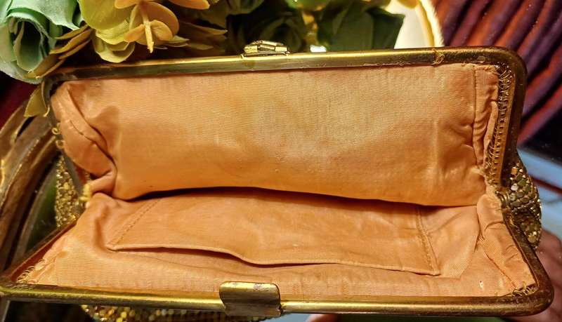 Vintage Gold Evening Bag | 1940's |