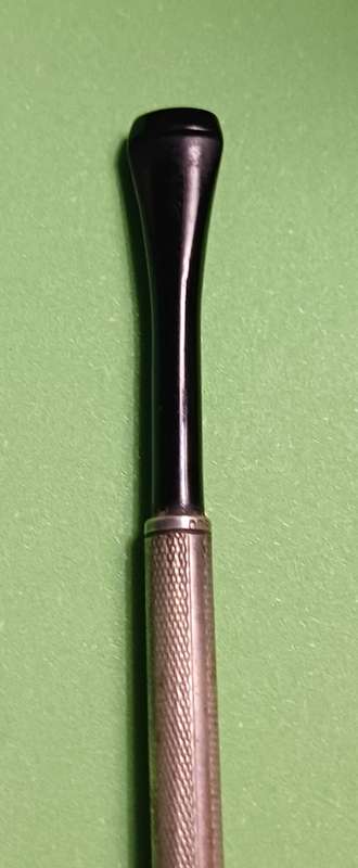 Vintage 900 Silver Cigarette Holder with Bakelite Tip  11.11g