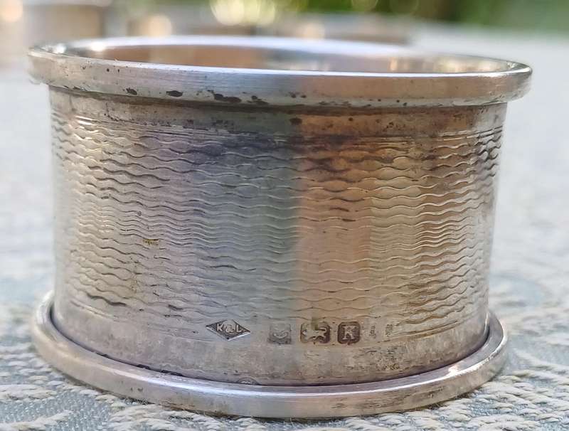 4 VINTAGE SILVER NAPKIN/SERVIET HOLDERS