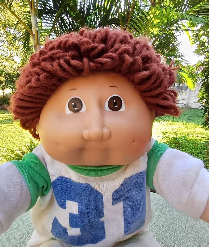 Vintage Cabbage Patch Doll Boy (1978-82)  Coleco Original Football Outfit