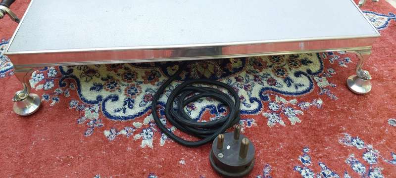 ONLY ONE IN SOUTH AFRICA --- Vintage MAPPIN & WEBB Silver Plated Electric Hot Plate