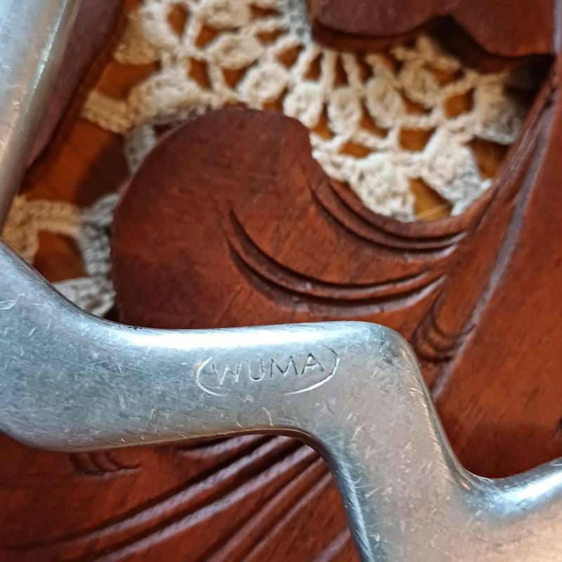 VINTAGE UTENSILS | DISPLAY | DECOR | SALAD SET | WUMA  STAMPED |