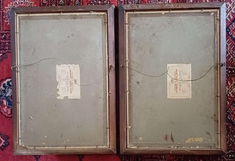 Pair of Original E. McMullin English Landscape Paintings