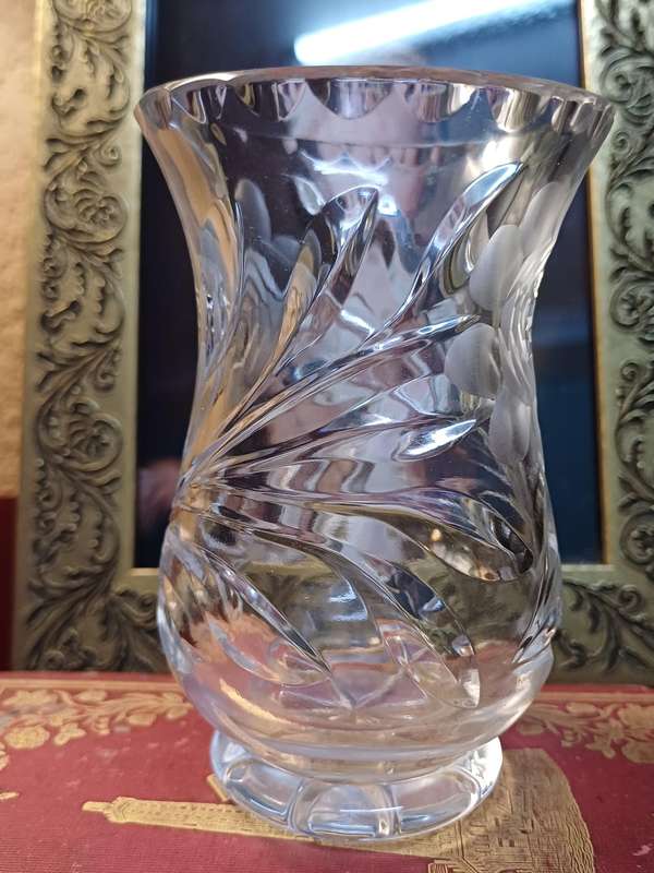 Small Cut Glass Vase