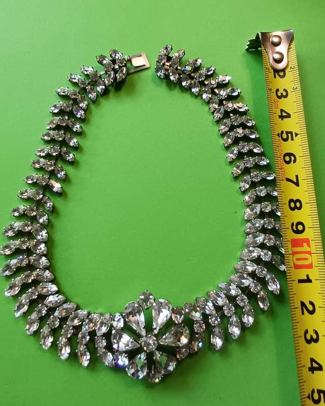 Vintage 1950's Rhinestone Necklace   | 16 |