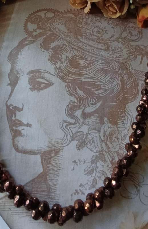 1950s glass bead necklace  | 22 |