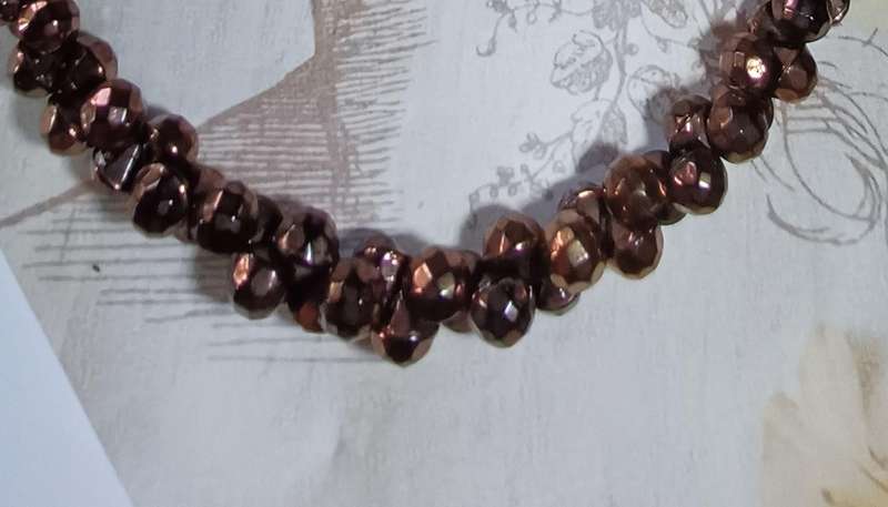 1950s glass bead necklace  | 22 |