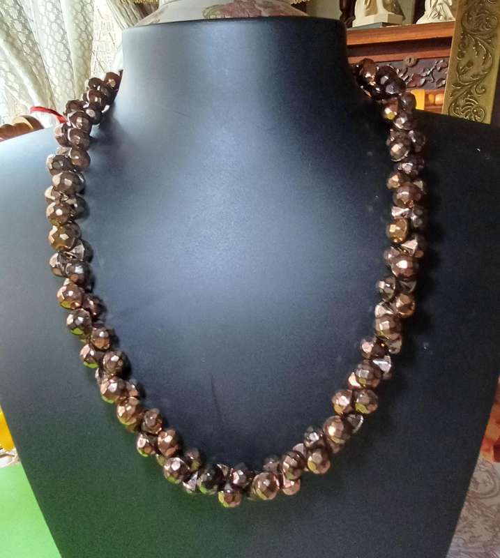 1950s glass bead necklace  | 22 |