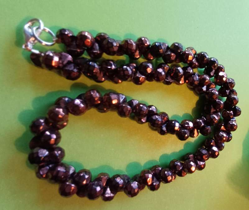 1950s glass bead necklace  | 22 |