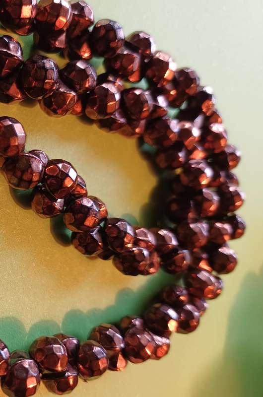 1950s glass bead necklace  | 22 |