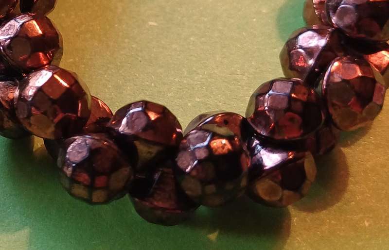 1950s glass bead necklace  | 22 |