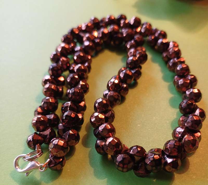 1950s glass bead necklace  | 22 |