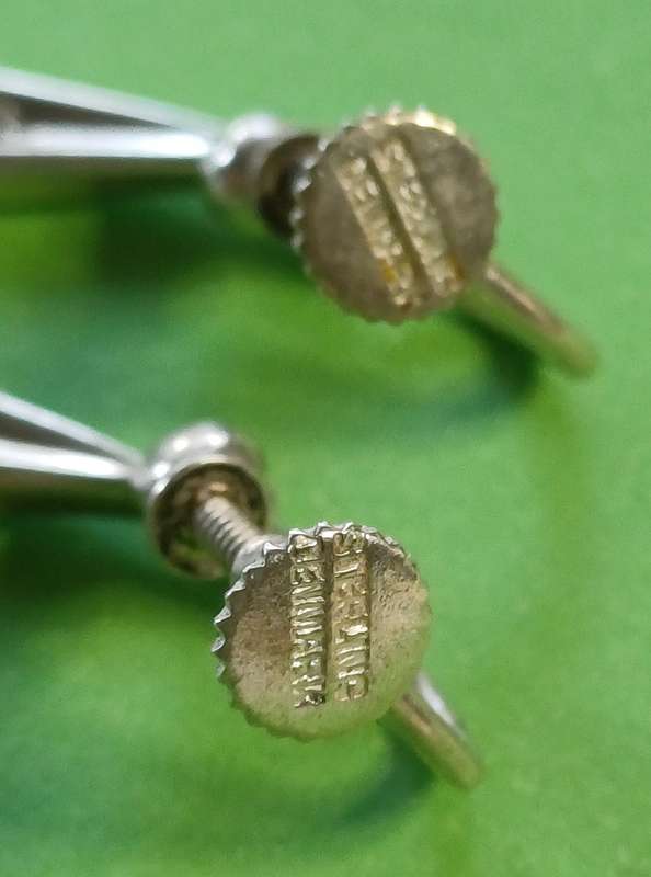 Vintage 1960's Poul Warmind #31 Denmark Sterling Silver earings | 23 |