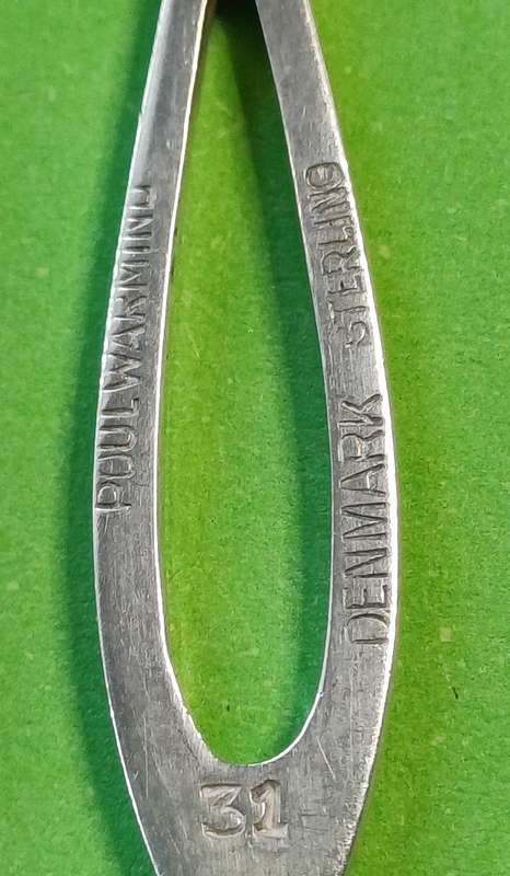 Vintage 1960's Poul Warmind #31 Denmark Sterling Silver earings | 23 |