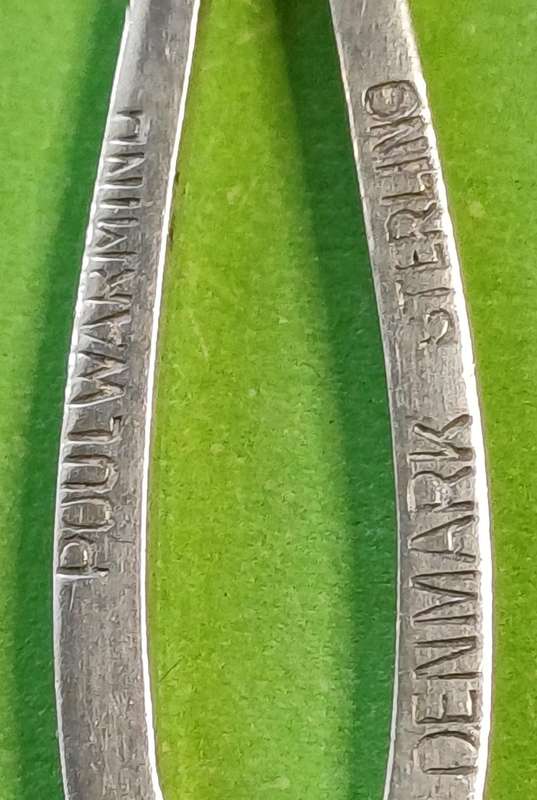 Vintage 1960's Poul Warmind #31 Denmark Sterling Silver earings | 23 |
