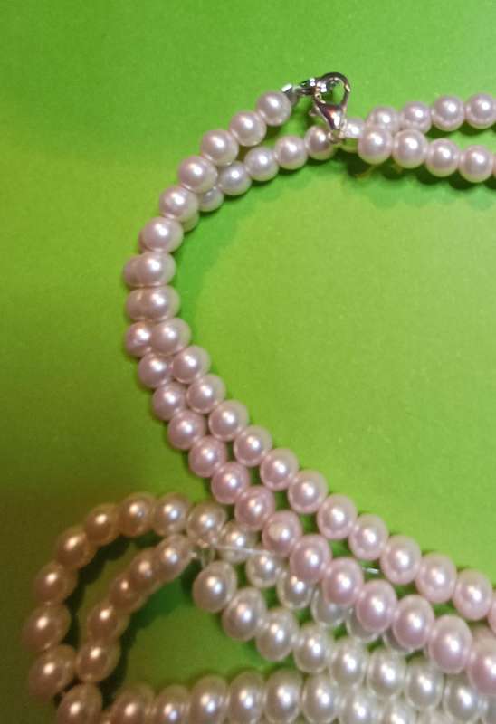 3 sets of Pearls Faux