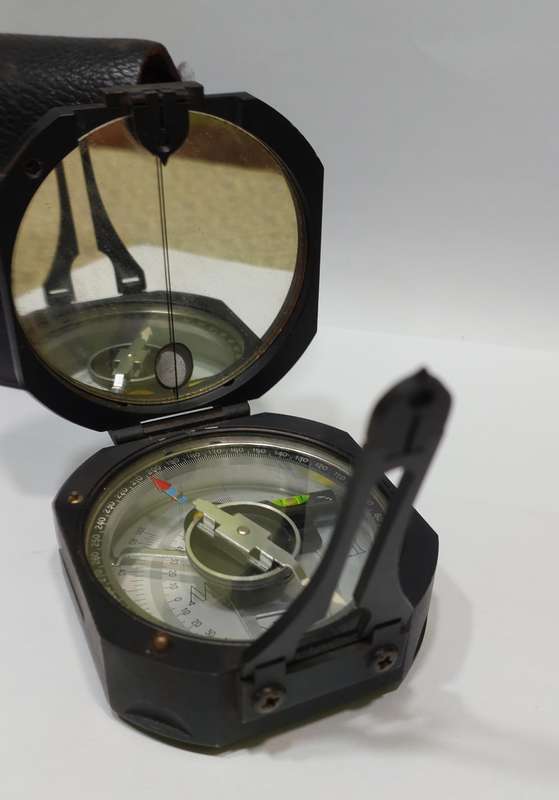 Vintage Pocket Transit Compass surveying