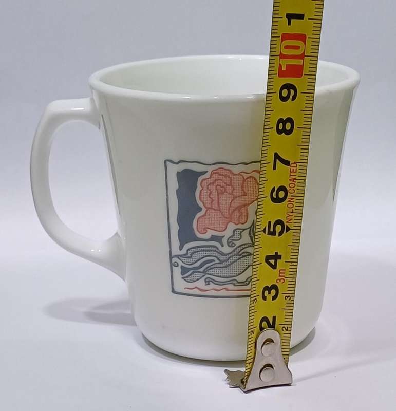 Vintage Rose Corning Ware Corelle Discontinued Tea Coffee Mug