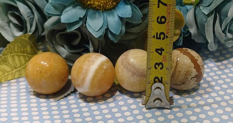 Set of 4 Crystal Stone Spheres  Elemental Orbs of Energy  | 35 |