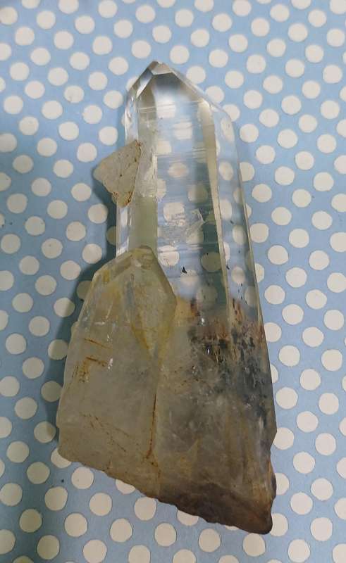 Quartz Crystal with Goethite Inclusions  Alchemists Specimen  | 38 |