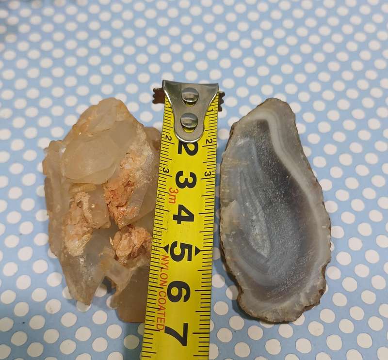 Agate Crystal Fragment & Small Limonite Quartz Clusters Apothecary Curio Set | 39 |