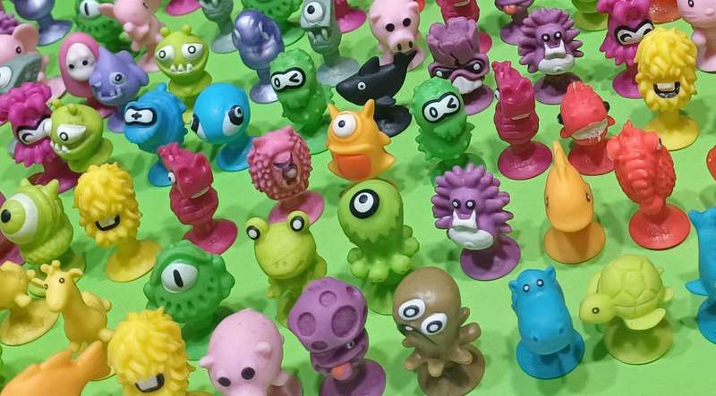 136 Original Stikeez Toys  Bulk Collection