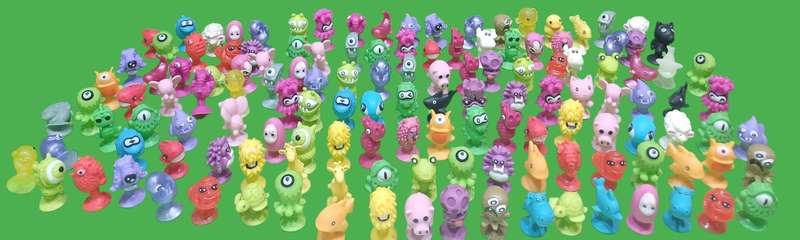 136 Original Stikeez Toys  Bulk Collection