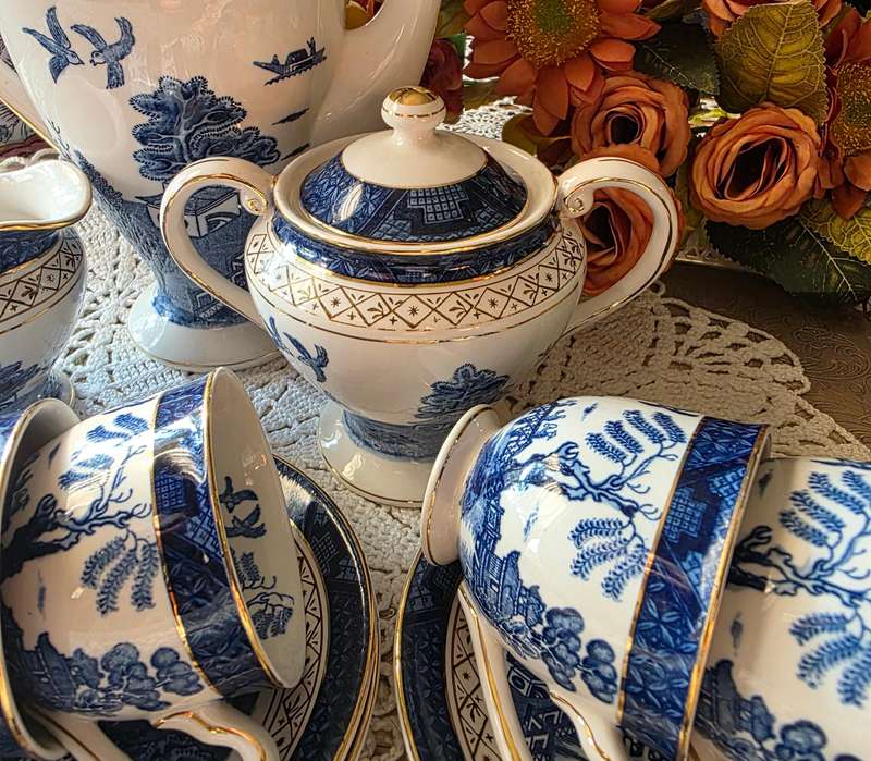 VINTAGE | 1930s | Nikko Tea Set Double Phoenix Japan |