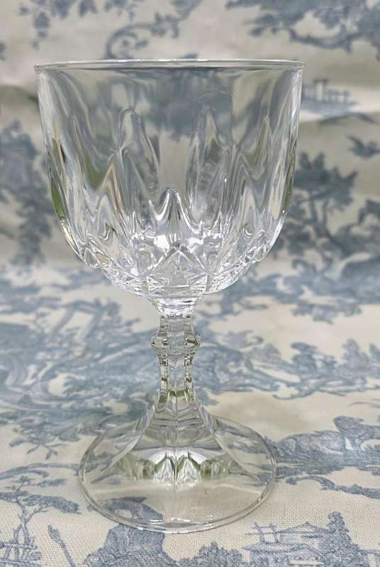 RCR Royal Crystal Rock 24% Lead Crystal RED Wine Glasses Set of 6