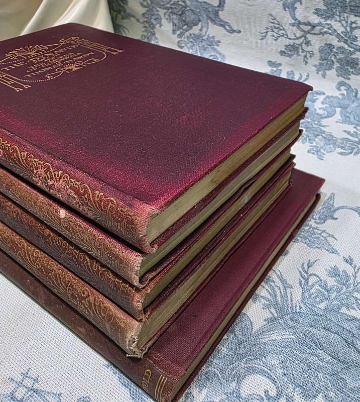 Aged in Leather & Time | Antique Pocket Editions | 1920s