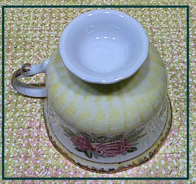 Vintage Porcelain Tea Trio Set | Elegant Rose Pattern | 04 |