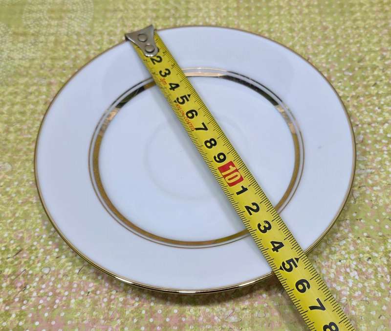 Noritake L553 "Gloria" | Vintage Fine Porcelain Tea Trio Set | 19641974 | Gold Trim | 17-Piece |