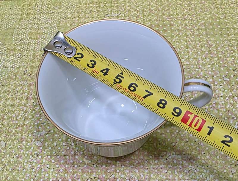 Noritake L553 "Gloria" | Vintage Fine Porcelain Tea Trio Set | 19641974 | Gold Trim | 17-Piece |